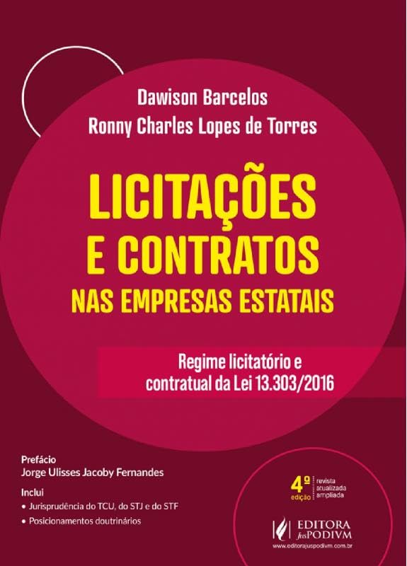 Capa de Licitações e Contratos nas Empresas Estatais - 4ª Edição (2024)