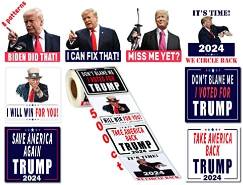 Trump Stickers I Did That Biden Stickers 500ct 2” x 2” Perfect I Did That Biden Funny Stickers Funny Auto Car SUV Van Truck Wall Laptop Decal Sticker Bumper Sticker Gas Pump Stickers (501)