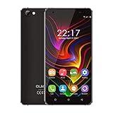 OUKITEL C5 - Android 7.0 3G 5 pulgadas Smartphone Marco de metal MTK6580 Quad Core 1.3GHz 2GB RAM 16GB ROM Cámara 5MP + 8MP Doble SIM   Anti-smash - Negro