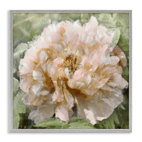 Blooming Puffy Flower Nature, 24 x 24 Inch Framed Giclée Print