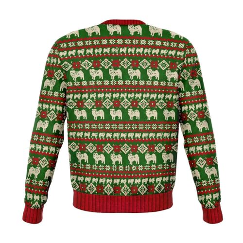 Bah Humpug Grumpy Pug Sweatshirt, alternative view 1