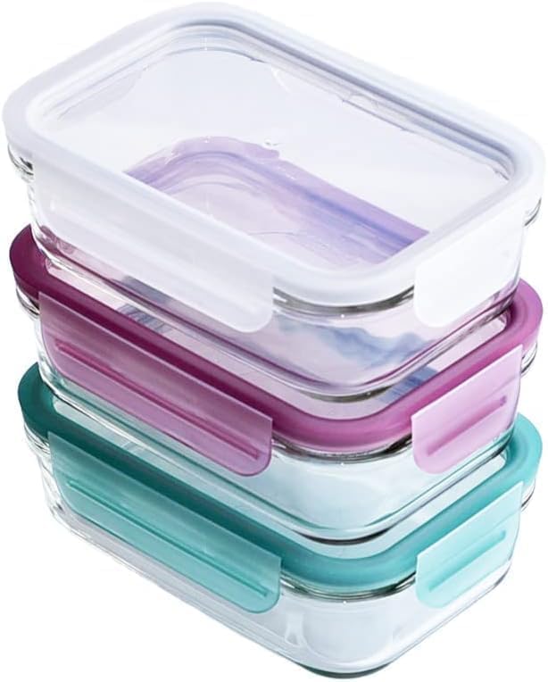 タッパーウェア 透明保存容器 紫フタ・スタンド付き ZIPTOP ジップ