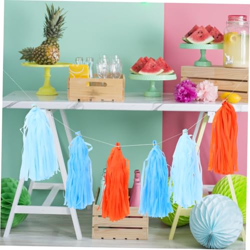 Guirnaldas de fiesta guirnalda flecos borlas para decorar paredes vacías 6