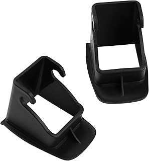 Simsky 2 Stück ISOFIX Einführhilfen, Kindersitz Führungshilfen Set zur Einfachen und Schnellen Installation, Universales Befestigungssystem für Autositze, Schwarz