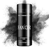 27.5g Fibras Capilares,Polvo Fibra Capilar Hombre y Mujer,Polvos Capilares para Cubre Raíz y Añade Volumen al Pelo,ayuda a que el pelo luzca más completo,Fácil Aplicación(Negro)