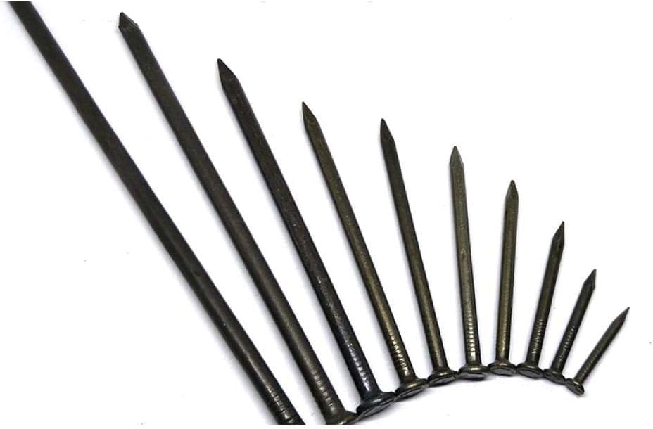 Cement Nails,Wall Pins Tacks Nails for Woodworking Wall Nails, Small Steel Nails on Wood, Extra Long Wood Nails, Fixed Foreign Nails 285pcs(2.8 * 30 (110))