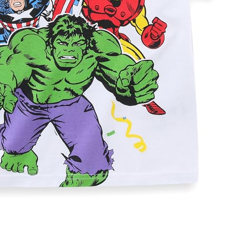 Marvel Avengers Birthday Boys Short Sleeve T-Shirt for Toddler and Big Kids4