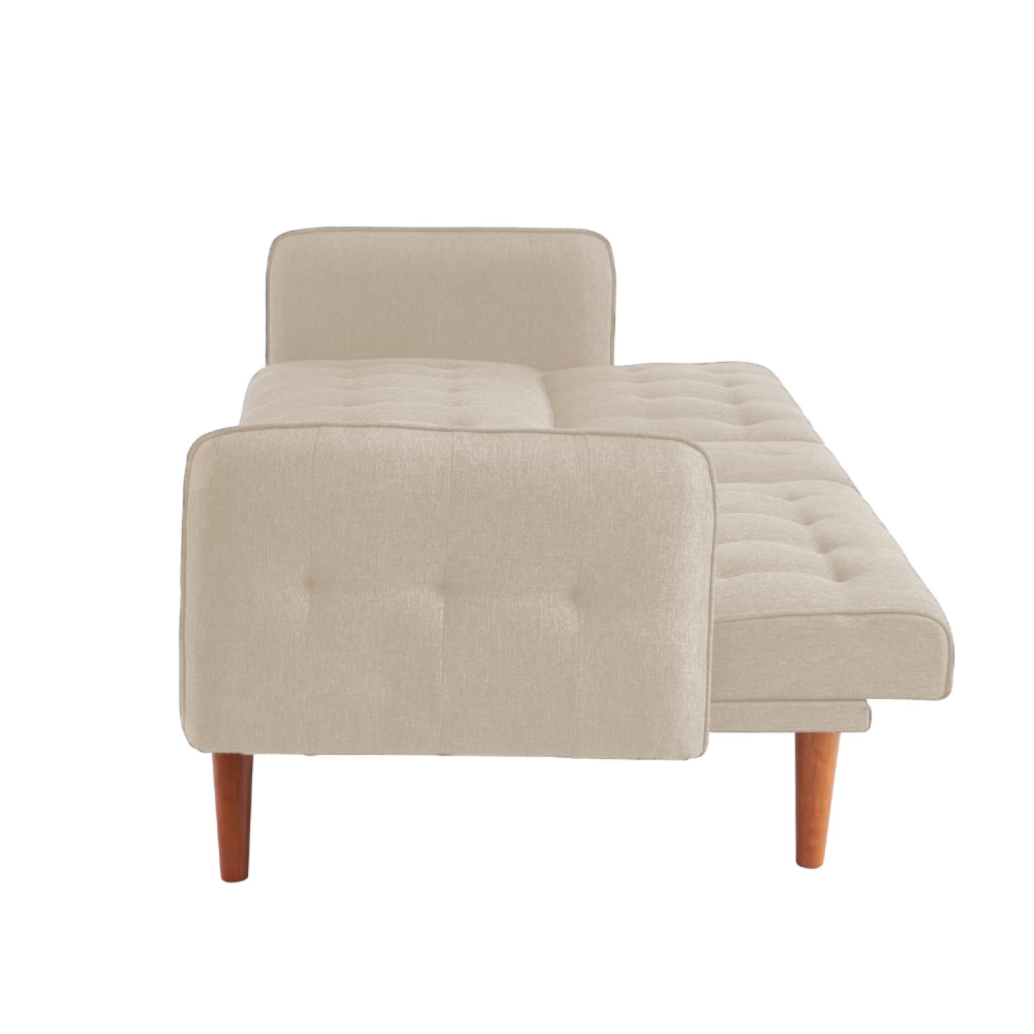 CONCEPT USINE Canapé Convertible 3 Places Inverness Beige Lin 181 cm