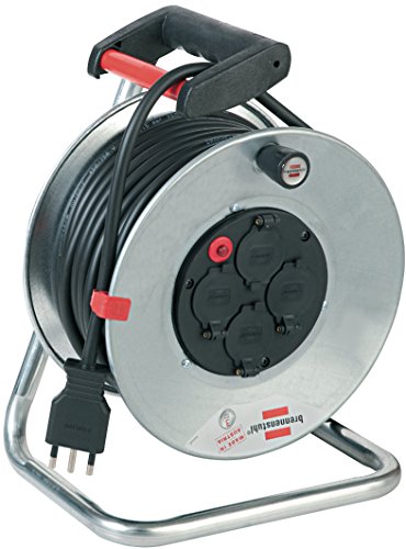 Avvolgicavo Brennenstuhl Garant S IP44 - Cavo Con 3 Prese Da 25m, Resistente A Pioggia E Uso Esterno - Foto 11