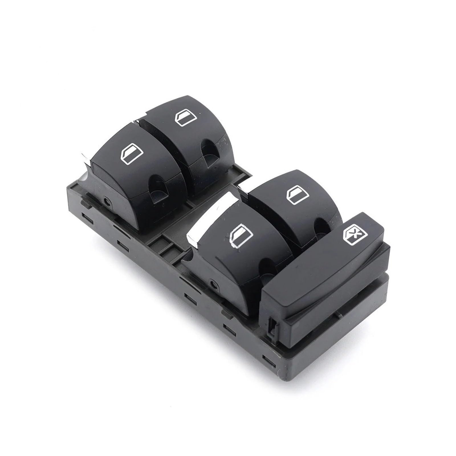Kiryu One Color Regulator For A3 8P For A6 S6 For Rs6 For C6 For Q7 2004 2005 2006 2007 2008 2009 2010 2011 Master Window Switch Control Button 4F0959851h(Chrome Main Switch)