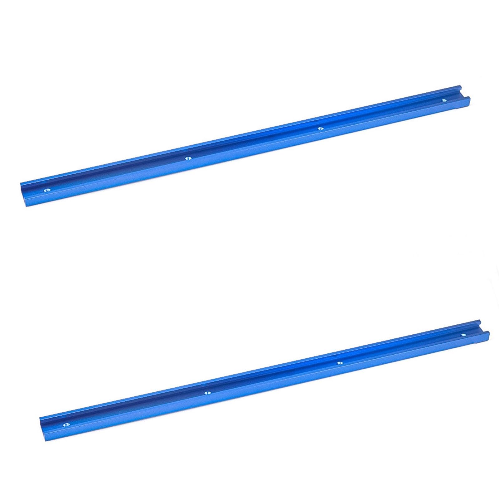 Binari di guida con scanalatura a T, binari di guida for banchi da lavoro for la lavorazione del legno con scanalatura a T in lega di alluminio, adatti for fresatrici e seghe da banco(122cm(48.1inch))