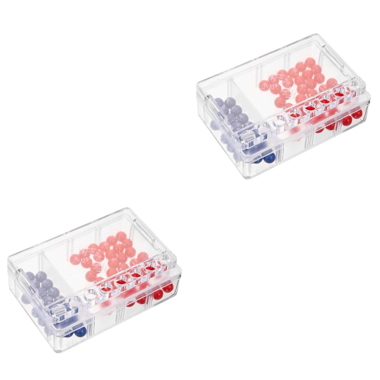 Accessoire de loto de table anti-perte avec récipients de récupération - 8