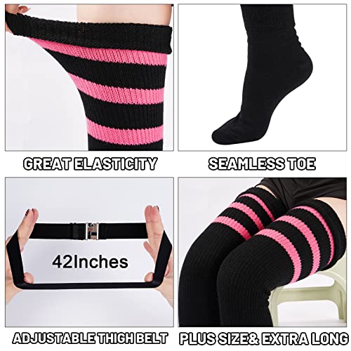 Image of Abodhu Plus Size Thigh High Socks for Thick Thighs Women- Extra Long Widened Extra Long Thick Knit