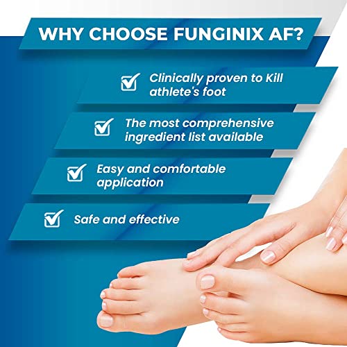 image for FUNGINIX AF Athletes Foot Cream - Topical Anti-Fungal Treatment, Elimi