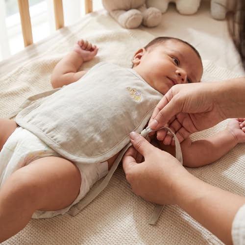 Image of The White Cradle Muslin Jhabla for Newborn Baby, Organic Cotton Vest