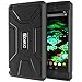 NVIDIA SHIELD Tablet K1 / NVIDIA SHIELD Tablet Case - Poetic [REVOLUTION Series] NVIDIA SHIELD Tablet 8.0-inch Case - Rugged Hybrid Case with Built-in Screen Protector for NVIDIA SHIELD Tablet K-1 (2015) / NVIDIA SHIELD Tablet (2014) Black (3-Year Manufacturer Warranty from Poetic)