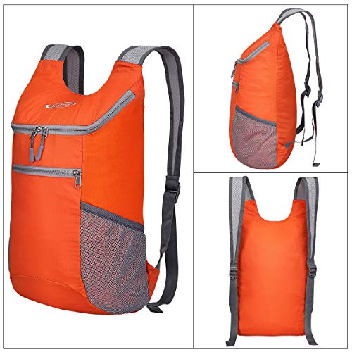 Image of G4Free Lightweight Packable Hiking Backpack for Men Women Small Hiking Daypacks Foldable Shoulder Pack Casual Outdoor Bag 11L
