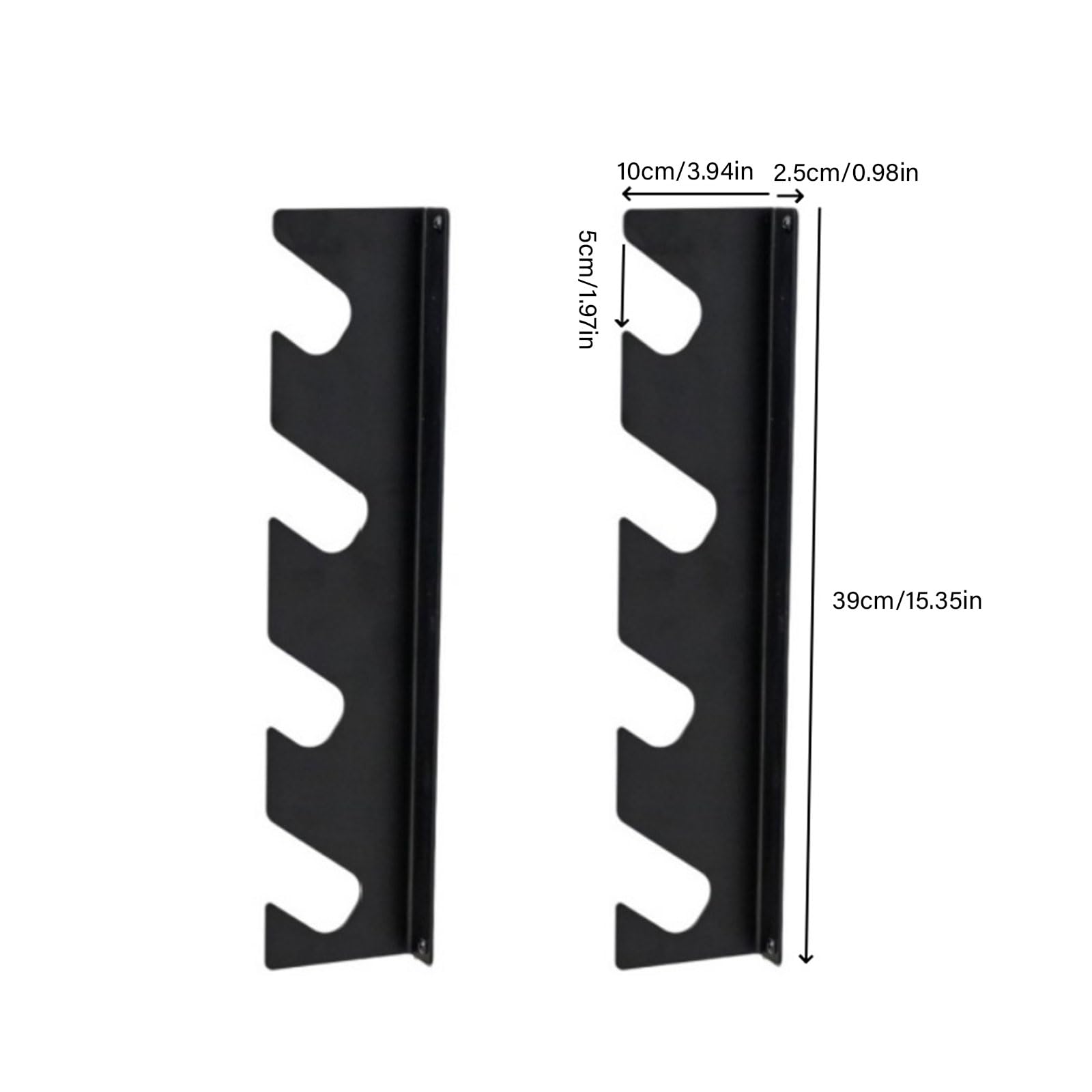 An der Wand montierte Gartenwerkzeug Aufhänger Wandmontierte Werkzeug Organizer Stabile Hakenleiste aus Eisen für Garage und Gartengeräte Garagen Organizer