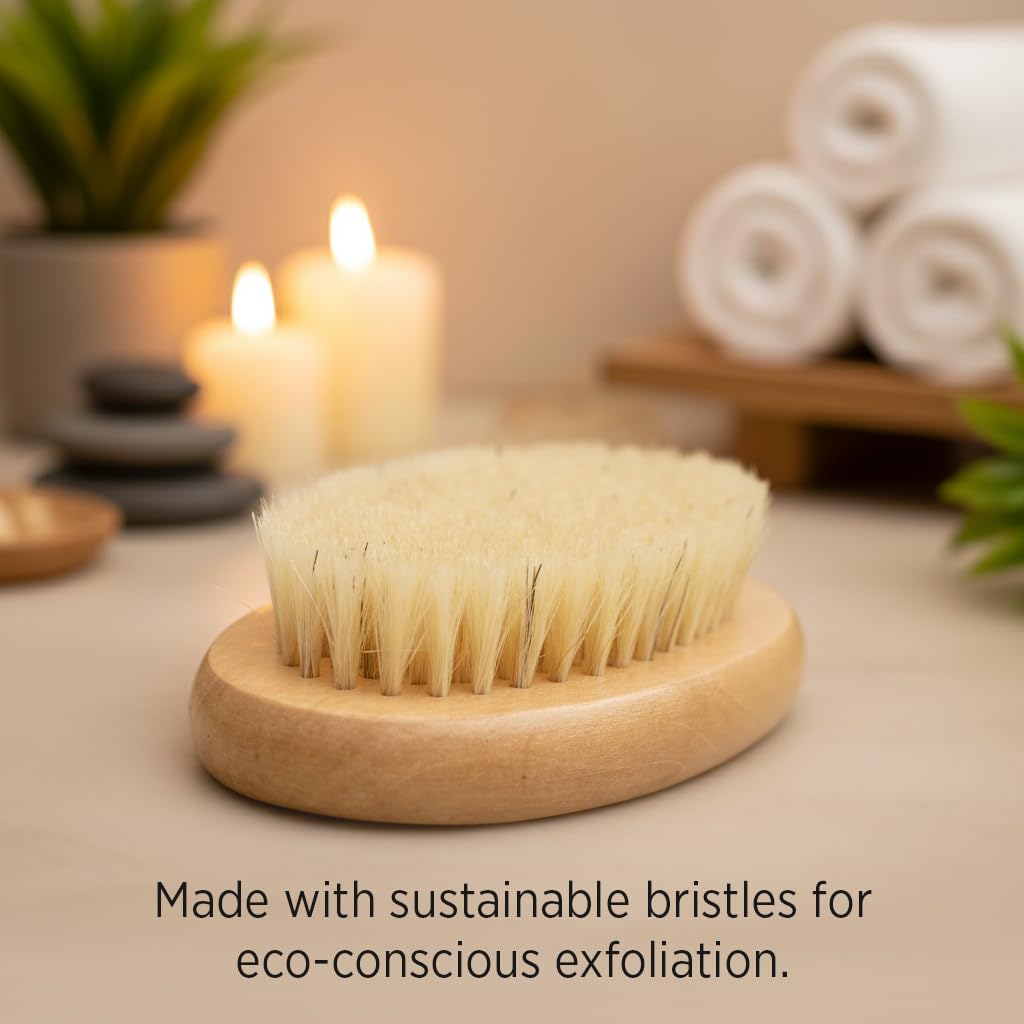 Tiger Tail Therapeutische Trockenbürste für Körper - Inklusive Tragetasche - Peelingbürste für Lymphmassage, Cellulite-Aussehen, Hautverjüngung, Entfernung abgestorbener Hautzellen / Detox,
