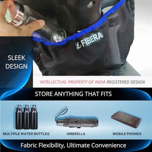 Image of FIBERA Fabric Basket for Honda Activa 6G 110 BS6 (FEB 2020 - Present) (Blue)