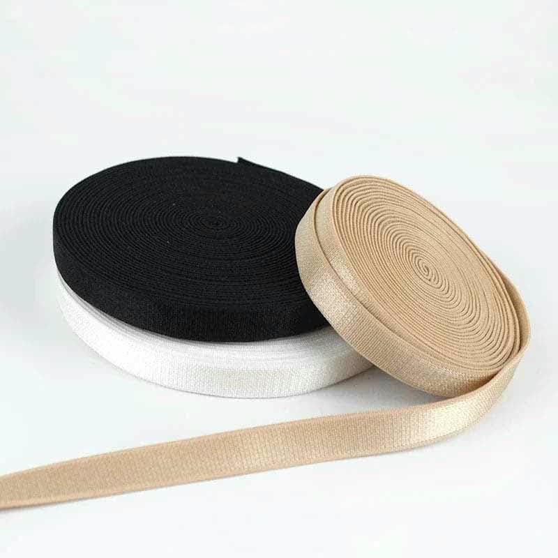 Elastyczna taśma nylonowa, Nylon Sewing Elastic Band 6-30mm 10/20/50M Multicolor For Underwear Bra Shoulder Strap DIY(Black01 30mm,20Meters)