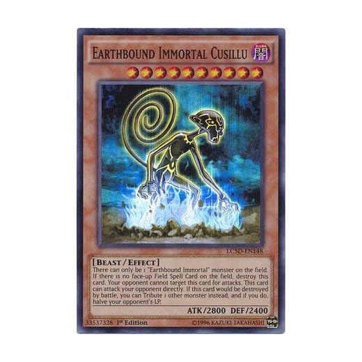 YU-GI-OH! - Earthbound Immortal Cusillu (LC5D-EN148) - Legendary Collection 5D's Mega Pack - 1st Edition - Super Rare