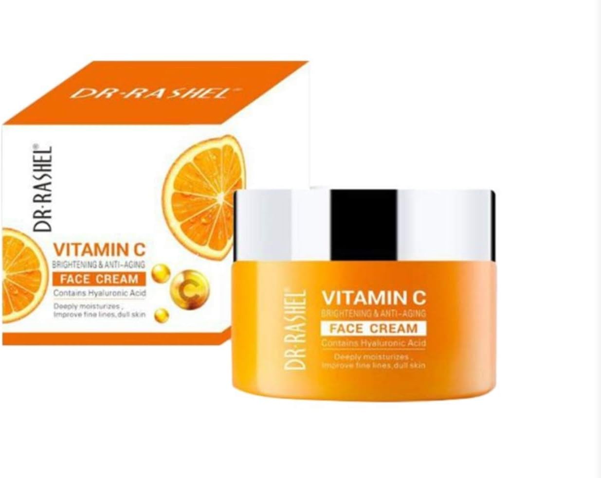 "Dr Rashel Moisturising Vitamin C Cream, Day and Night Face Cream with