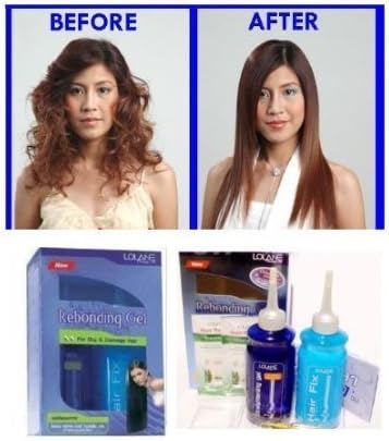 Lolane Hair Straightening Off Rebonding Gel for Dry & Damage Formula 125 Ml. x 2 Boxs