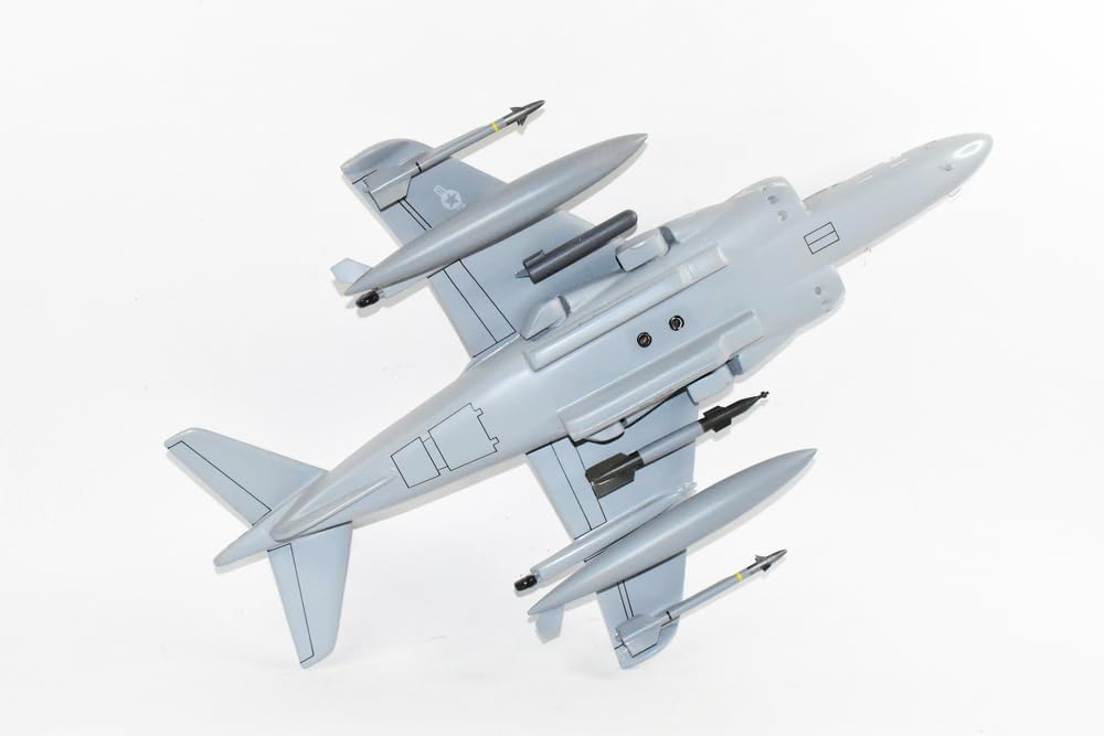 VMA-223 Bulldogs AV-8B Harrier Model, Mahogany, 1/30th Scale, Marines