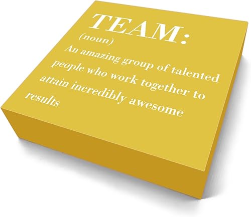 Miniatura 14 de HTBIG Letrero inspirador para decoración de oficina, decoración de escritorio, caja de madera rústica, negra, bloque de madera, placa para hogar