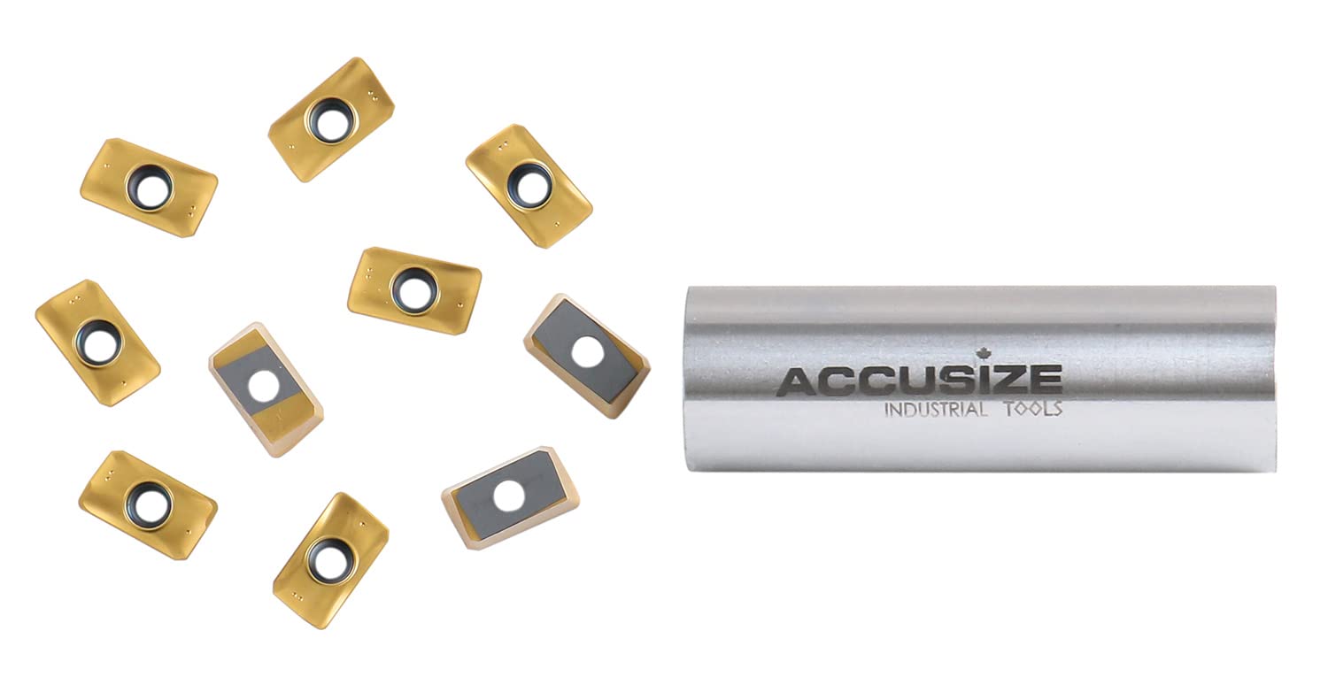 Accusize APKT11T3 Carbide Inserts - TiN Coated -5 Accusize APKT11T3 Carbide Inserts - TiN Coated -5