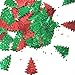 Almencla Festive Christmas Tree Table Centerpiece Decor Set
