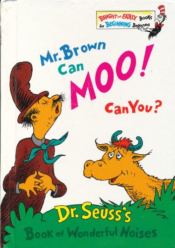 Mr. Brown Can Moo! Can You? (Bright and Early B... B000RV7DTS Book Cover