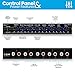 Lanzar Parametric Equalizer with Subwoofer - 9 Volt RMS Pre-Amp Output with Subwoofer Gain Control and 2 Input Sources Selectable, Pre-amp Line Aux Inputs Via RCA Jacks