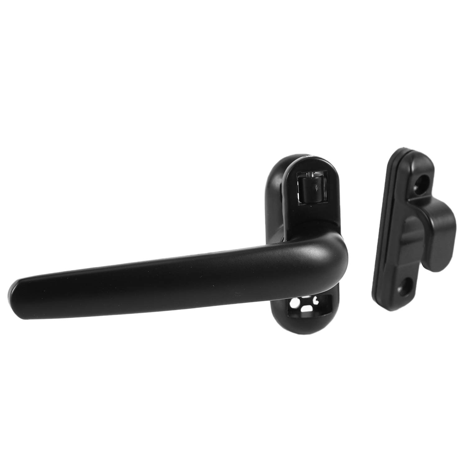 Jteyult Casement Window Handle Lock - Black Zinc Wheel Handle For Plastic Steel Doors & Windows - View #7