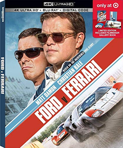 Amazon Com Ford V Ferrari Target Exclusive 4k Blu Ray Movies Tv