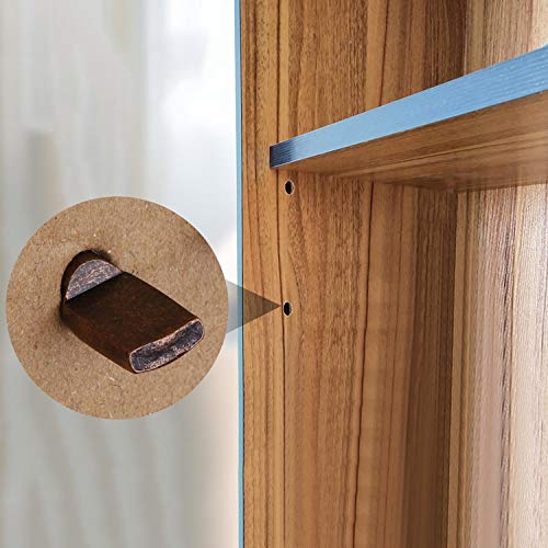 Tbestmax 5 Mm Shelf Support Pegs Spoon Bookshelf Pins Cabinet Shelves Peg Metal Bookcase Clips For Kitchen Shelf Holder 120 Pcs Deep Brown #TOP4