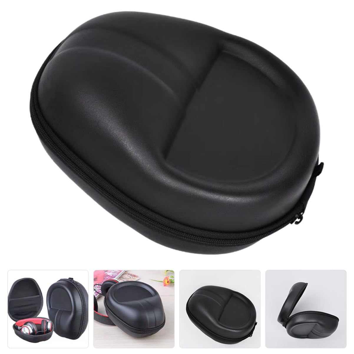 Gadpiparty 3piezas Estuche Protector para Auriculares Bolsa De Almacenamiento Portátil Cierre De Cremallera Organizador De Accesorios Digitales Compacto y Duradero