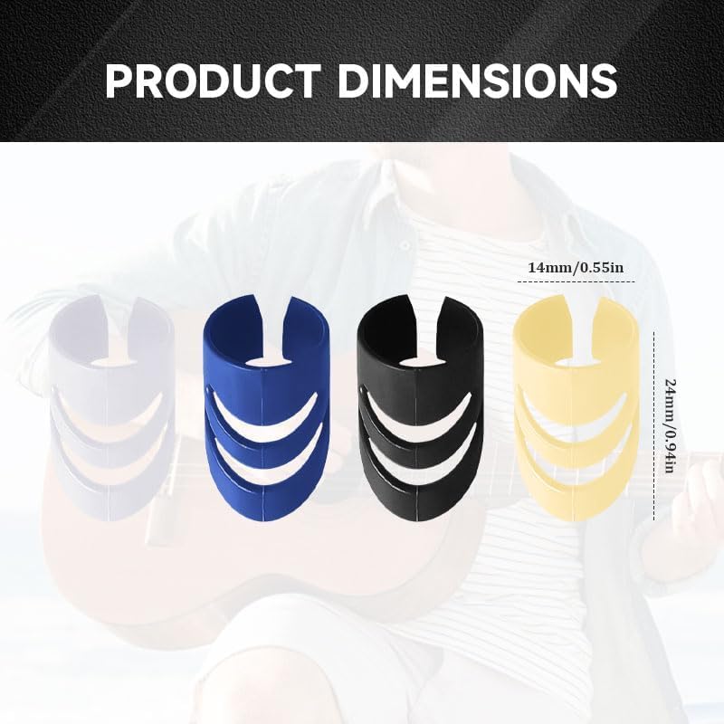 Large (Blue）Alaska Guitar Pick Set for Guitar, Bass, Mandolin, Ukulele（Please Measure Your Own Size before Making A Purchase） image 2