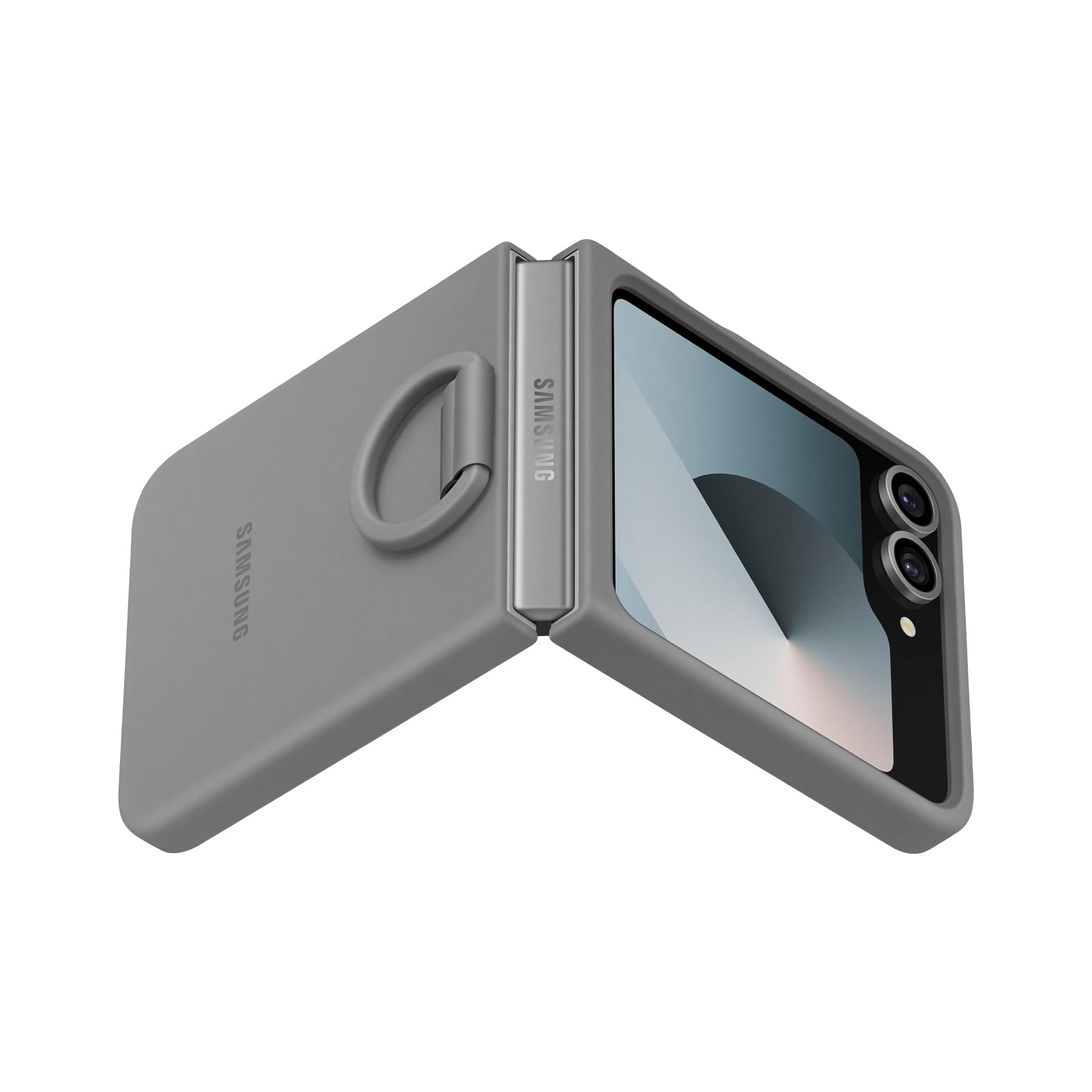 Amazon.co.jp: Galaxy Z Flip6 Silicone Case|グレー|スマホケース