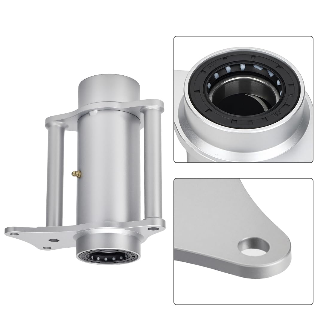 Alojamiento de rodamientos del eje trasero con soporte de cubo compatible con Yama-ha Blaster 200 YFS200 1988-2002 2XJ-25311-00-35