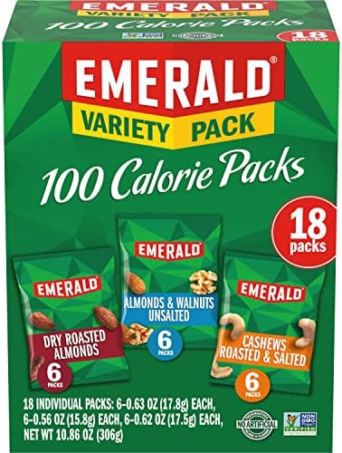 Emerald Nuts, 100 Calorie Variety Pack, 18 Count