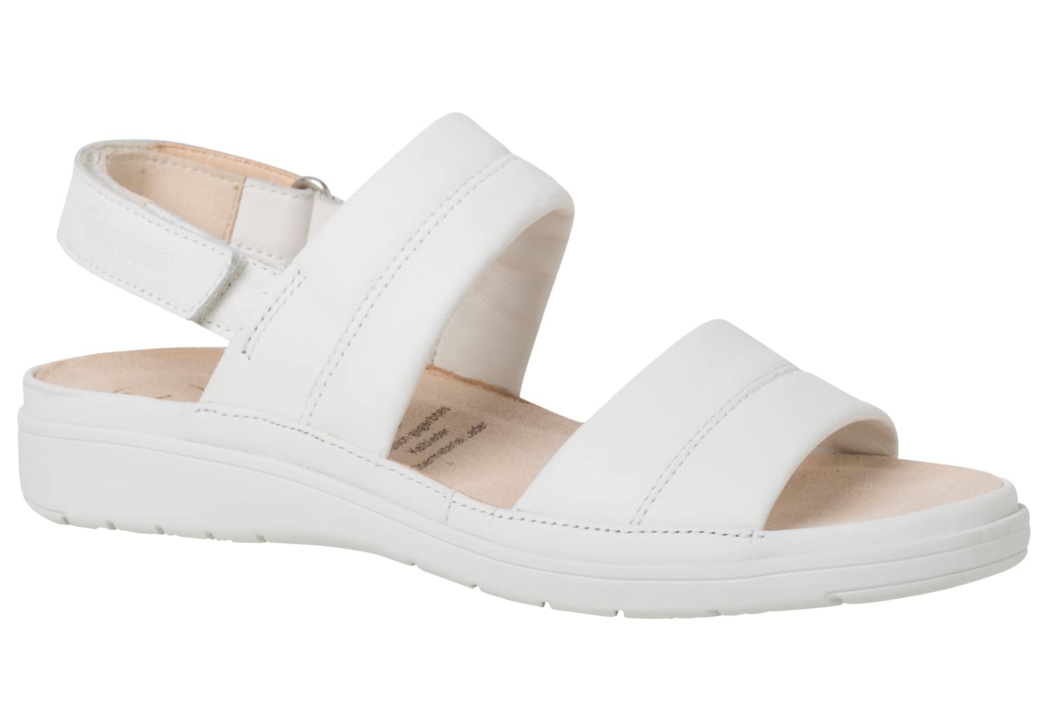 Ganter Evi Women's Sandals, Milk, 42 EU Schmal