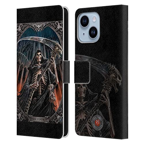 Housse cuir iPhone 14 Plus Anne Stokes pour affirmer votre style au bureau