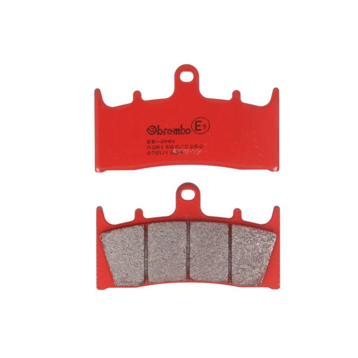 BREMBO 07SU19SA Bremsbelagsatz Bremsbeläge Vorne und Hinten Kompatibel mit SUZUKI MOTORCYCLES GSX-R