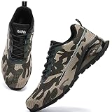 ikunka Men's Fashion Sneakers Lightweight Breathable Walking Shoes Tennis Cross Training Shoe Non Sl