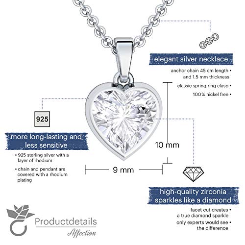 Cuore Catena d'argento 925 *Premium Case* con i