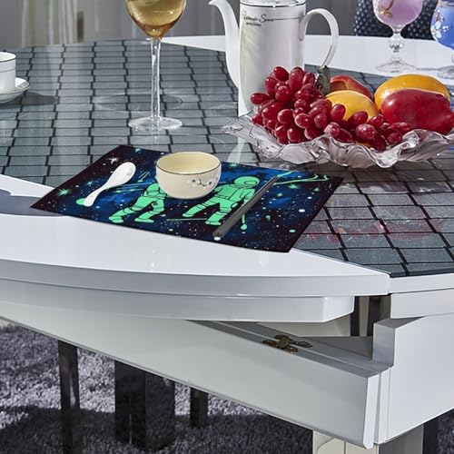 Set de table phosphorescent lavable pour protéger la table des plats chauds - 5