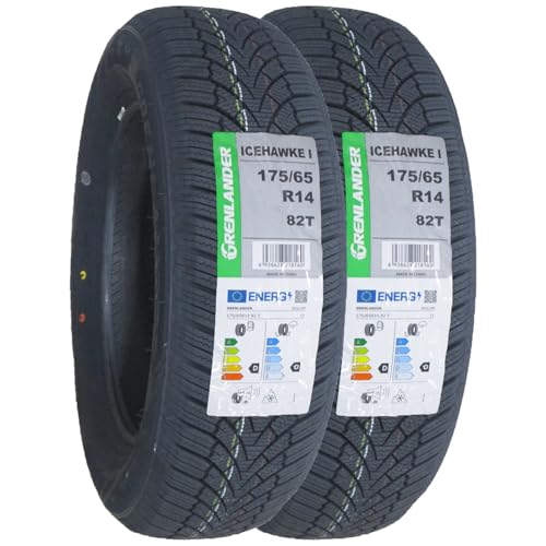 GRENLANDER(�O���������_�[) �X�^�b�h���X�^�C�� ICEHAWKE 1 175/65R14 82T 2�{�Z�b�g