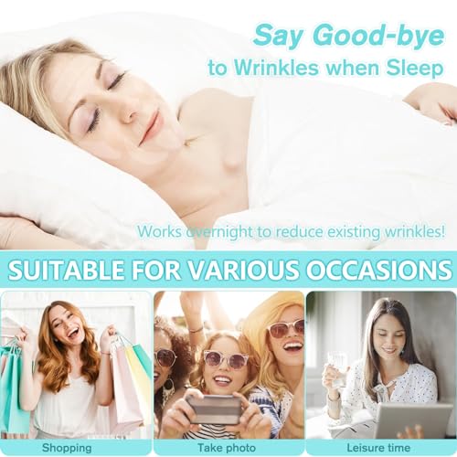 image for LadPemo Wrinkle Patches for Face Overnight, 208 PCS Face Wrinkle Patch